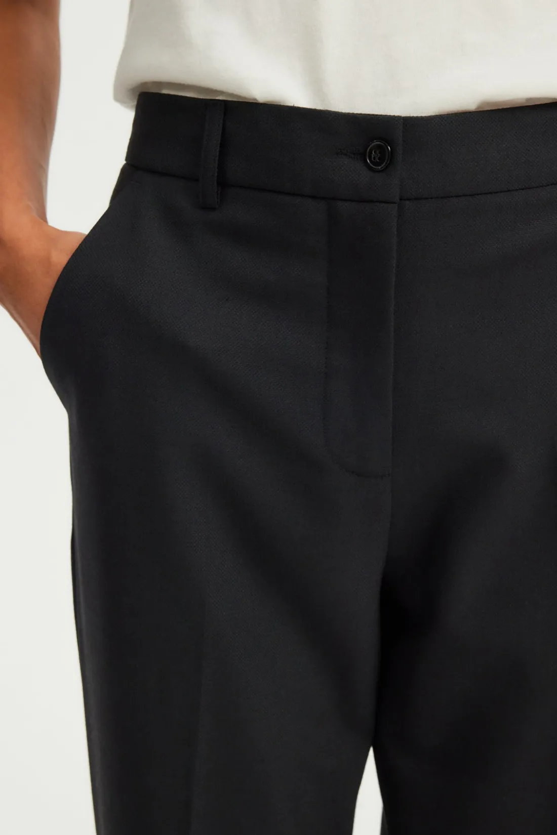 Pablo Pantalon large uni - NEAVA Noir Hot