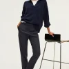 Pablo Pantalon slim de tailleur - NEDA Marine Sale