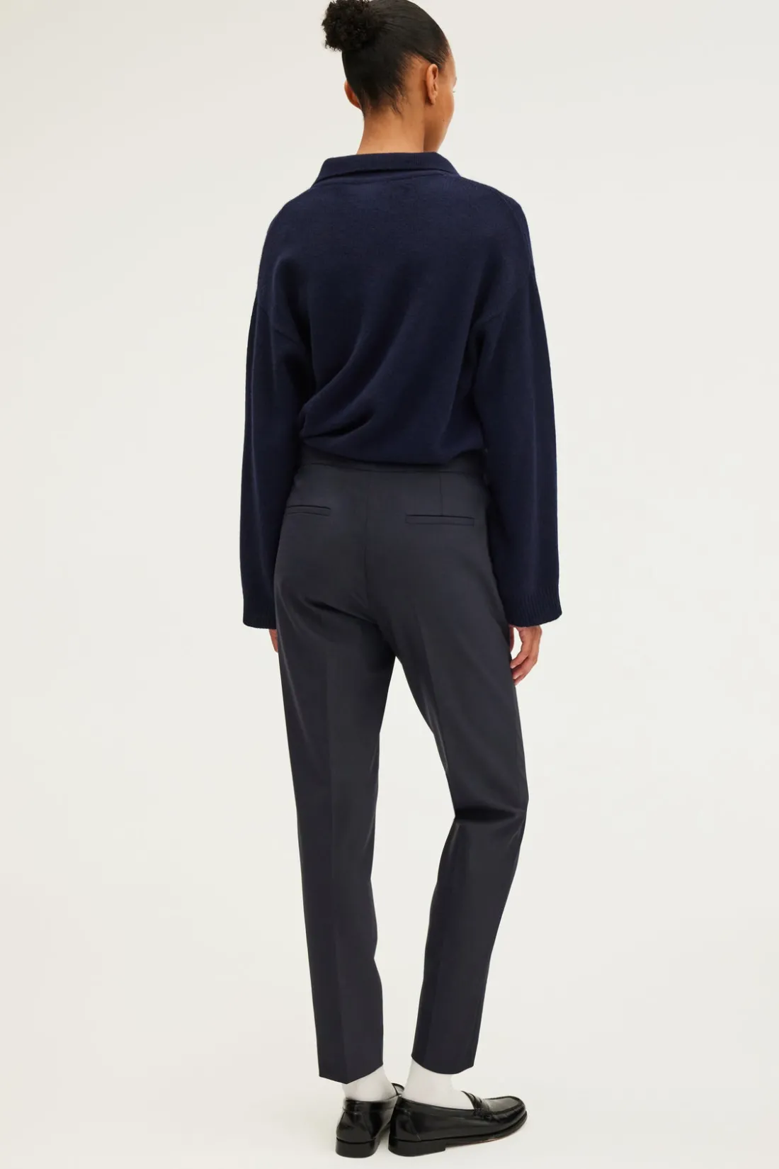 Pablo Pantalon slim de tailleur - NEDA Marine Sale