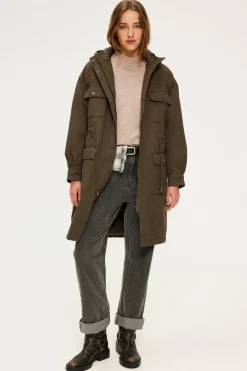 Pablo Parka à capuche - LISE Kaki Store