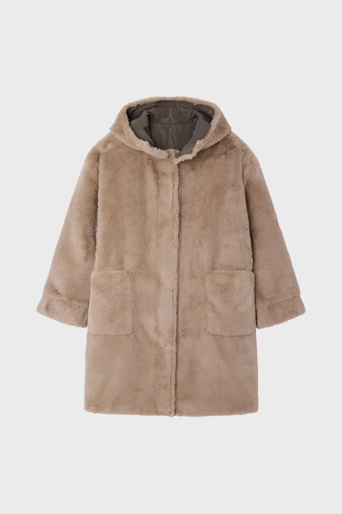 Pablo Parka réversible à capuche - LOUANE Kaki Best Sale