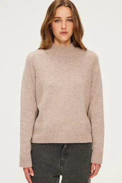 Pablo Pull à col montant en laine - JOVIE Beigerosé Sale