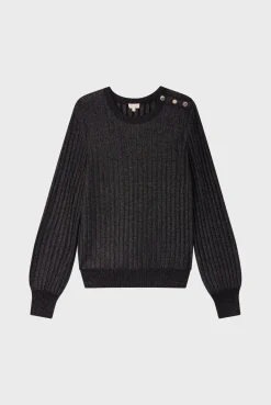 Pablo Pull à côtes en lurex - JOIA Or Best