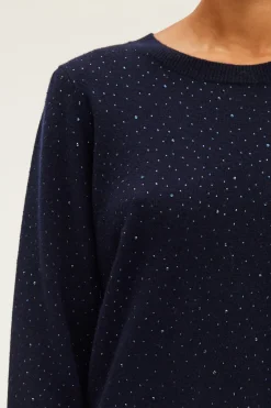Pablo Pull à strass en laine - JIVAN Marine Outlet