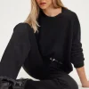 Pablo Pull col rond en cachemire - JULISSA Noir Outlet