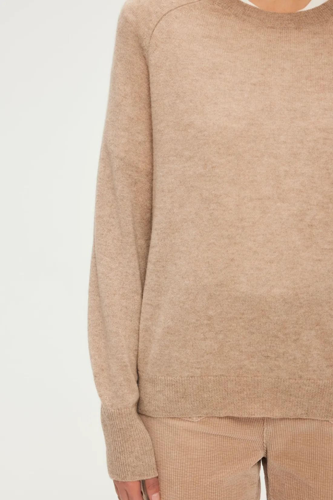 Pablo Pull col rond en cachemire - JULISSA Beige Best Sale