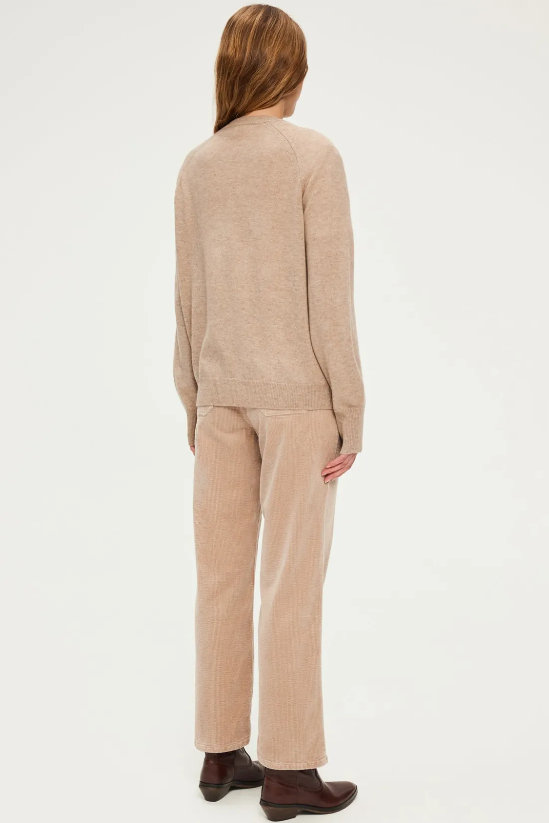 Pablo Pull col rond en cachemire - JULISSA Beige Best Sale