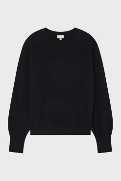 Pablo Pull col rond en cachemire - JULISSA Noir Outlet
