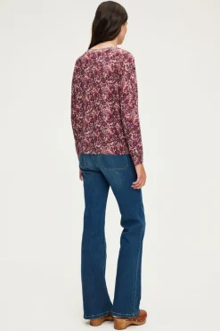 Pablo Pull fin à fleurs et lurex - JALYSSA Nude Best Sale