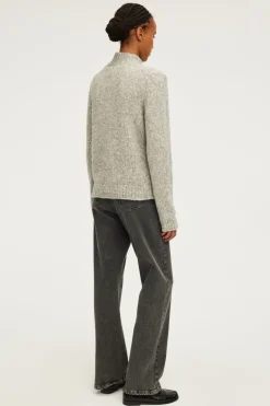 Pablo Pull épais à col montant - JETHIE GrisChiné Shop
