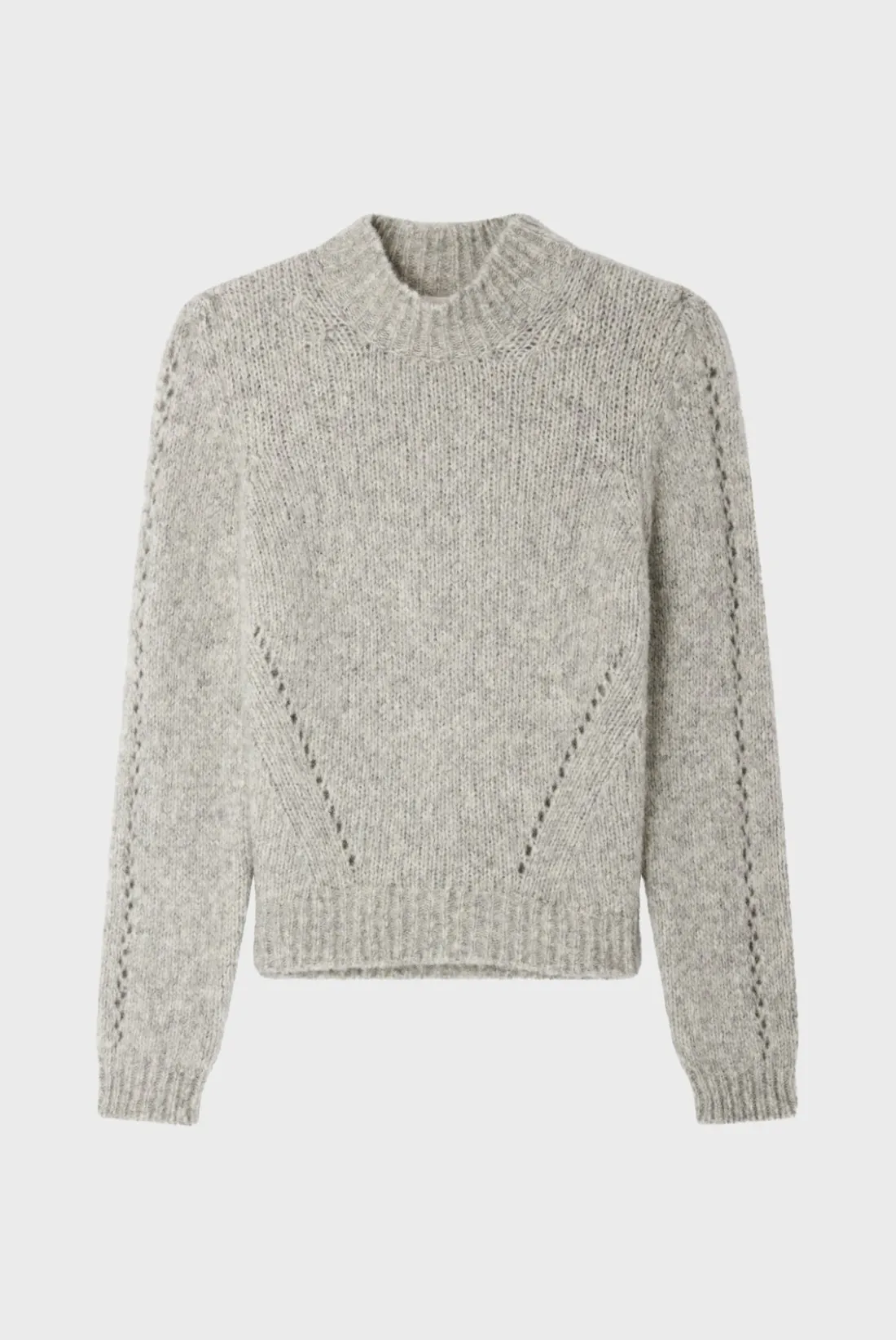Pablo Pull épais à col montant - JETHIE GrisChiné Shop