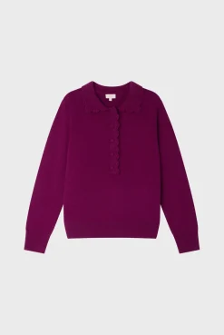 Pablo Pull polo en laine - JANIRA Lipstick Flash Sale