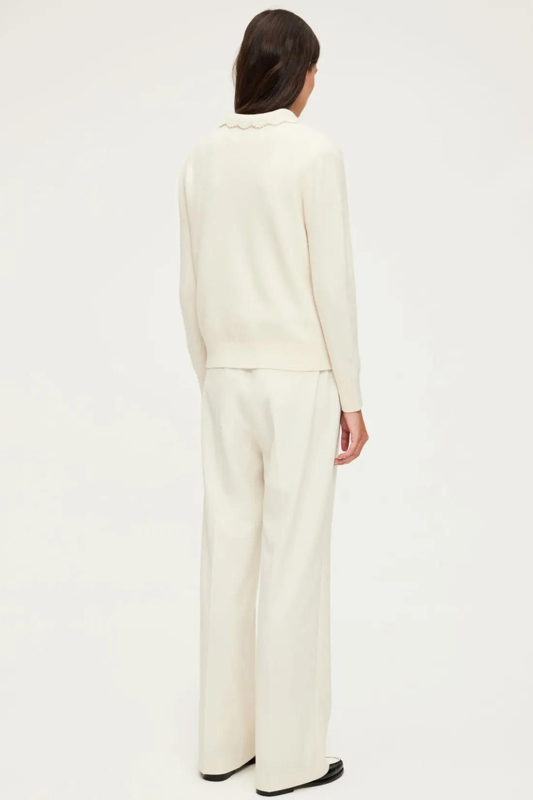 Pablo Pull polo en laine écrue - JANIRA Ecru New