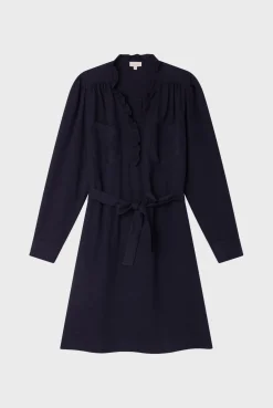 Pablo Robe courte à lurex et volants - SONIA Marine Store