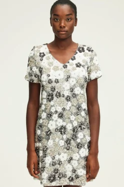 Pablo Robe courte à sequins - SIDRA Argent Sale