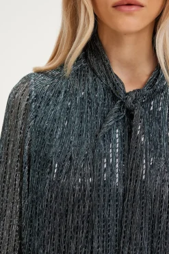 Pablo Robe courte en lurex - SHIRLEY Canard Flash Sale