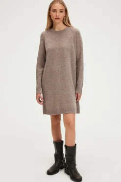 Pablo Robe courte et droite en laine - SOLITA Beige Best Sale