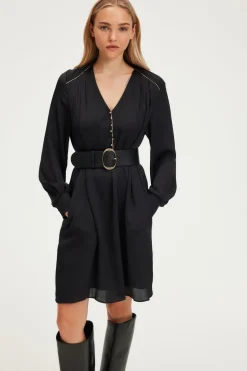 Pablo Robe courte e - SHIREL Noir Discount
