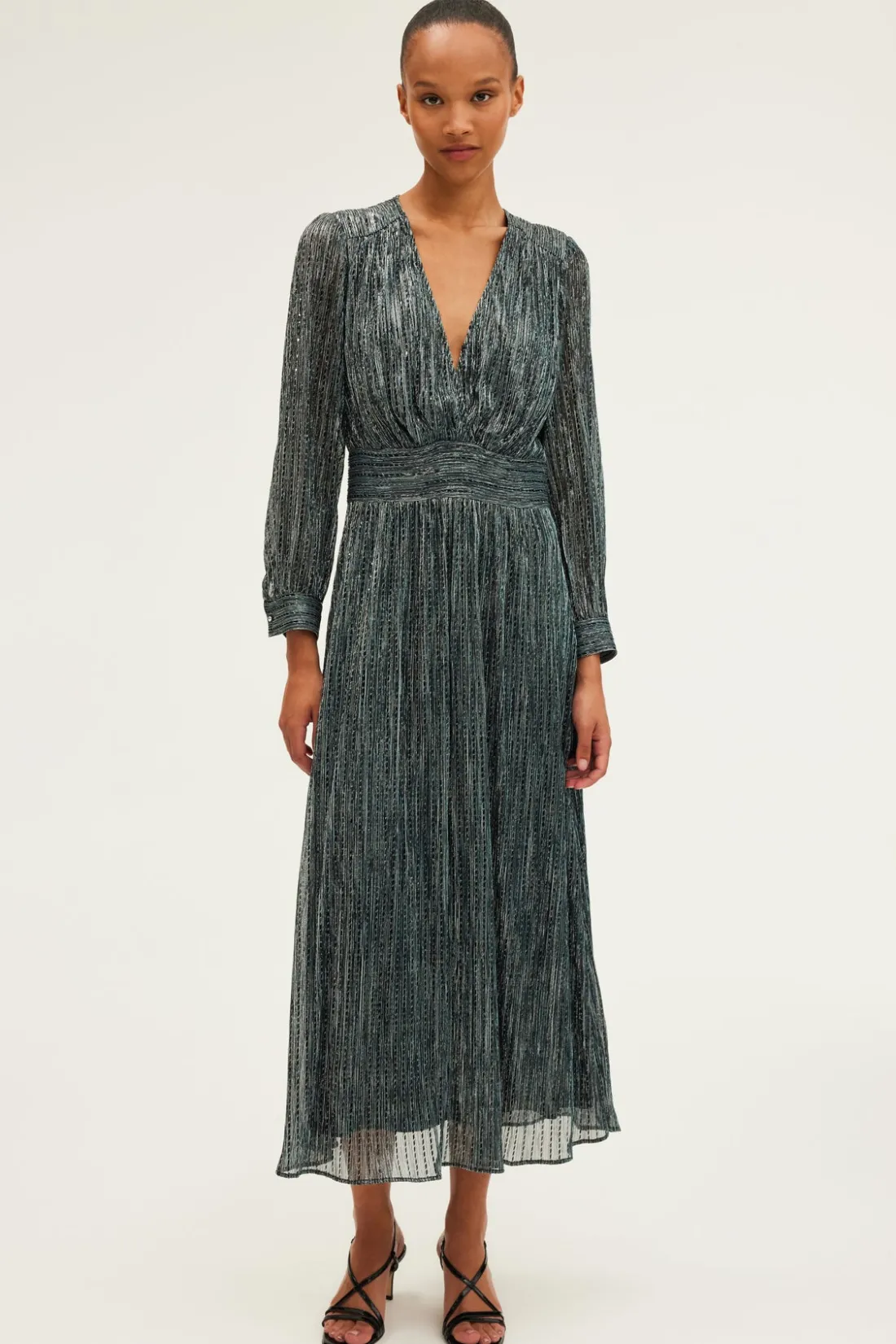 Pablo Robe longue en lurex - SANYA Canard Store