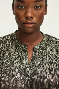 Pablo Robe midi en lurex léopard - SYDONIE Noir Best