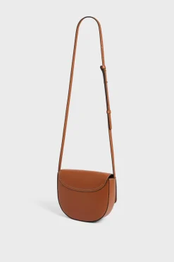 Pablo Sac besace en cuir - LOUISE Tan Fashion