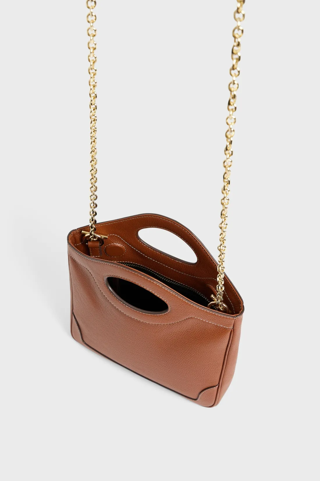 Pablo Sac travers en cuir - MINI GABRIEL Tan Outlet