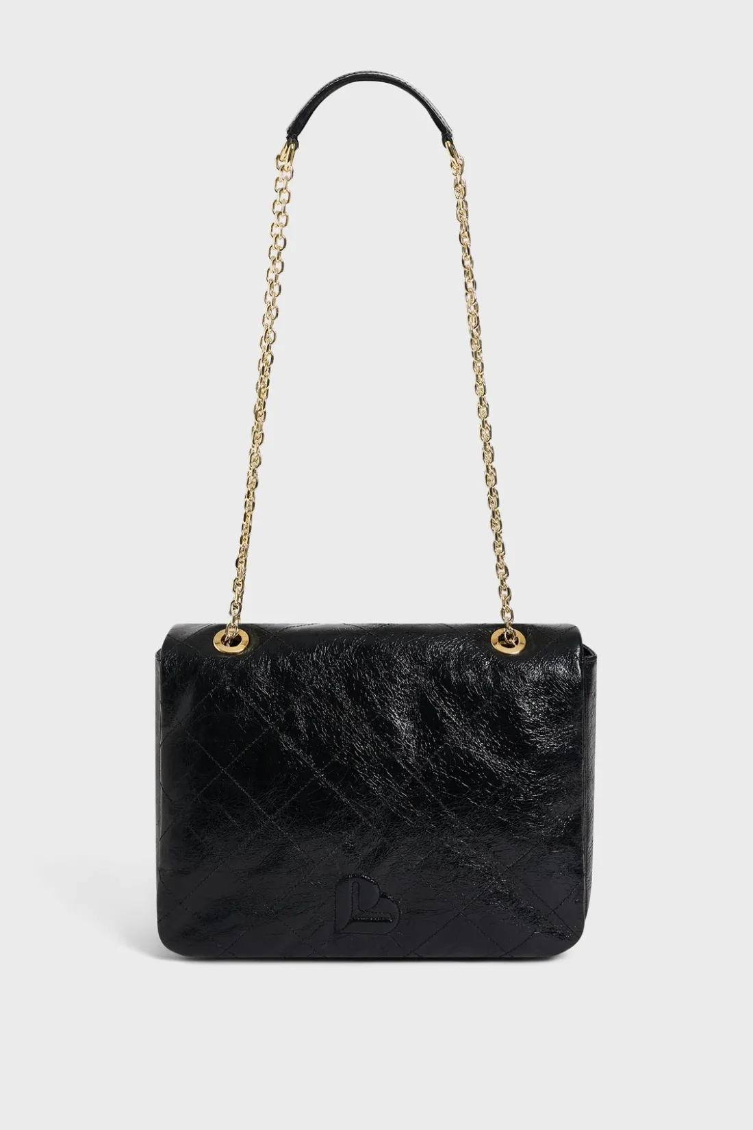 Pablo Sac travers en cuir matelassé - LEAH Noir Clearance