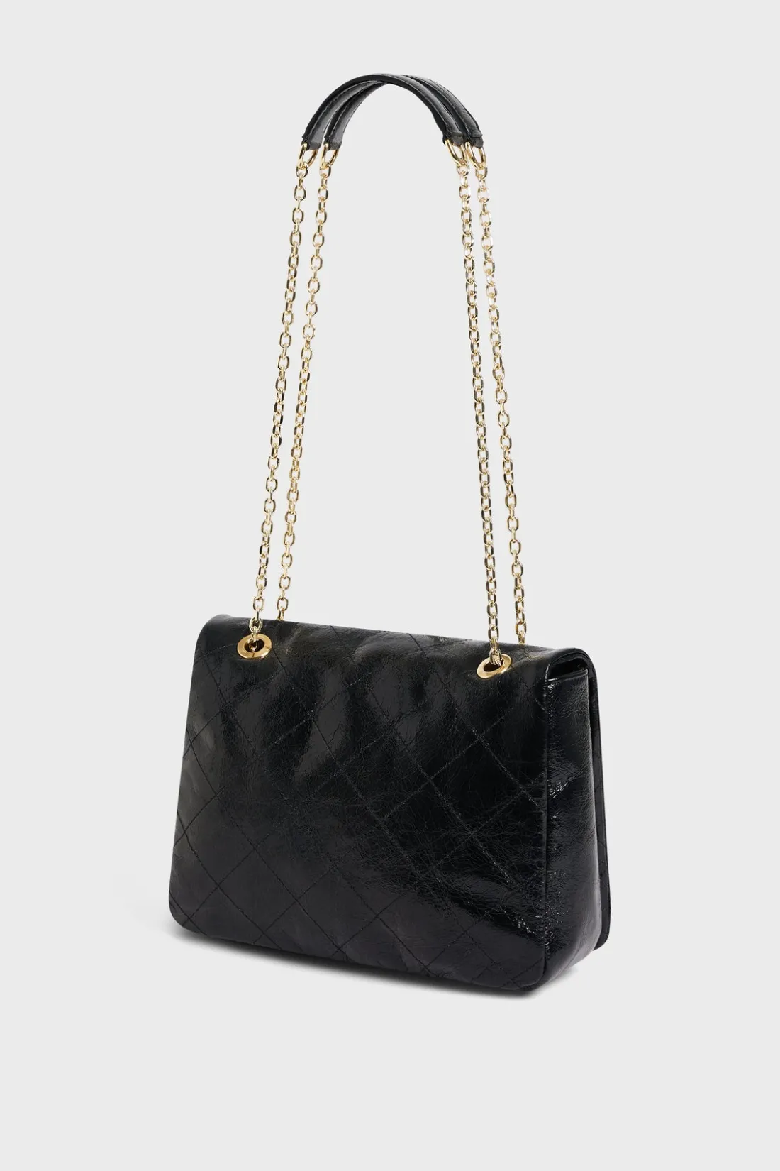 Pablo Sac travers en cuir matelassé - LEAH Noir Clearance