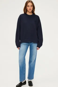 Pablo Sweatshirt en coton - ABIGAELLE Marine Outlet