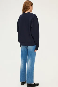 Pablo Sweatshirt en coton - ABIGAELLE Marine Outlet