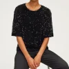 Pablo Top à sequins s - ALESSIA Noir Shop