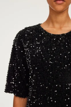 Pablo Top à sequins s - ALESSIA Noir Shop
