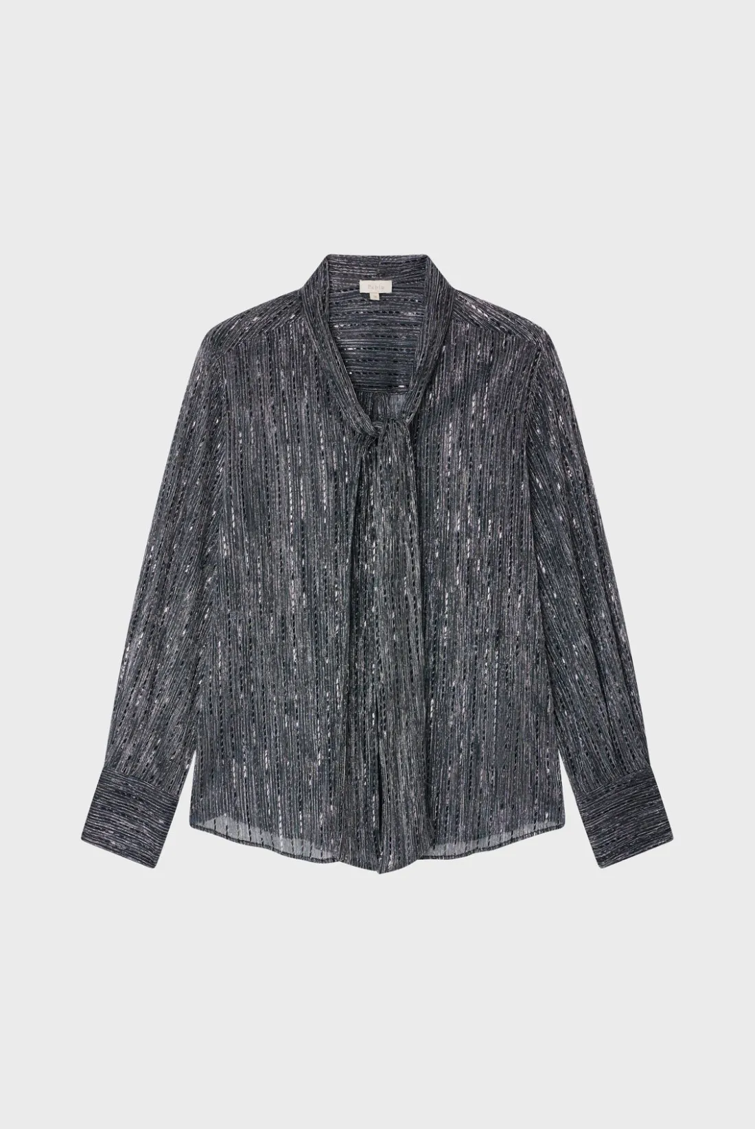 Pablo Top en lurex et col lavallière - BRUNA Canard Flash Sale