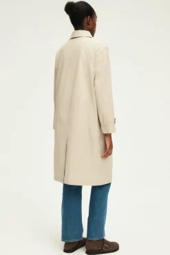 Pablo Trench droit mi-long - NOELYS Sable Flash Sale