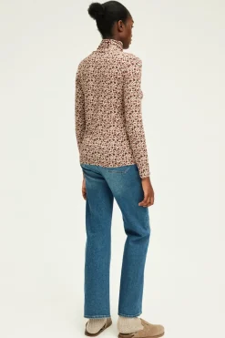 Pablo T-shirt imprimé à col roulé - AMELIE Naturel Online