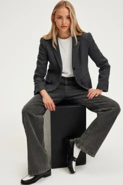 Pablo Veste de tailleur en laine mélangée - MAISSANE Grismoyen New