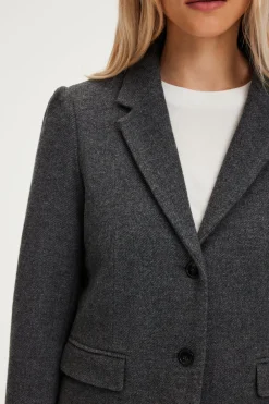 Pablo Veste de tailleur en laine mélangée - MAISSANE Grismoyen New