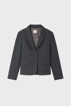 Pablo Veste de tailleur en laine mélangée - MAISSANE Grismoyen New