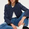 Pablo Veste en tweed effet denim - MAUGEEN Indigo Cheap