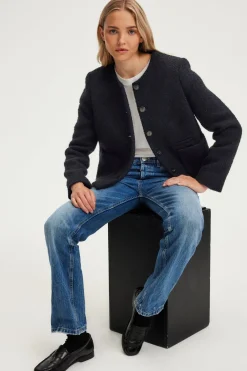 Pablo Veste en tweed et lurex - MAYLINE Marine Store