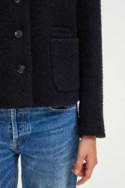 Pablo Veste en tweed et lurex - MAYLINE Marine Store
