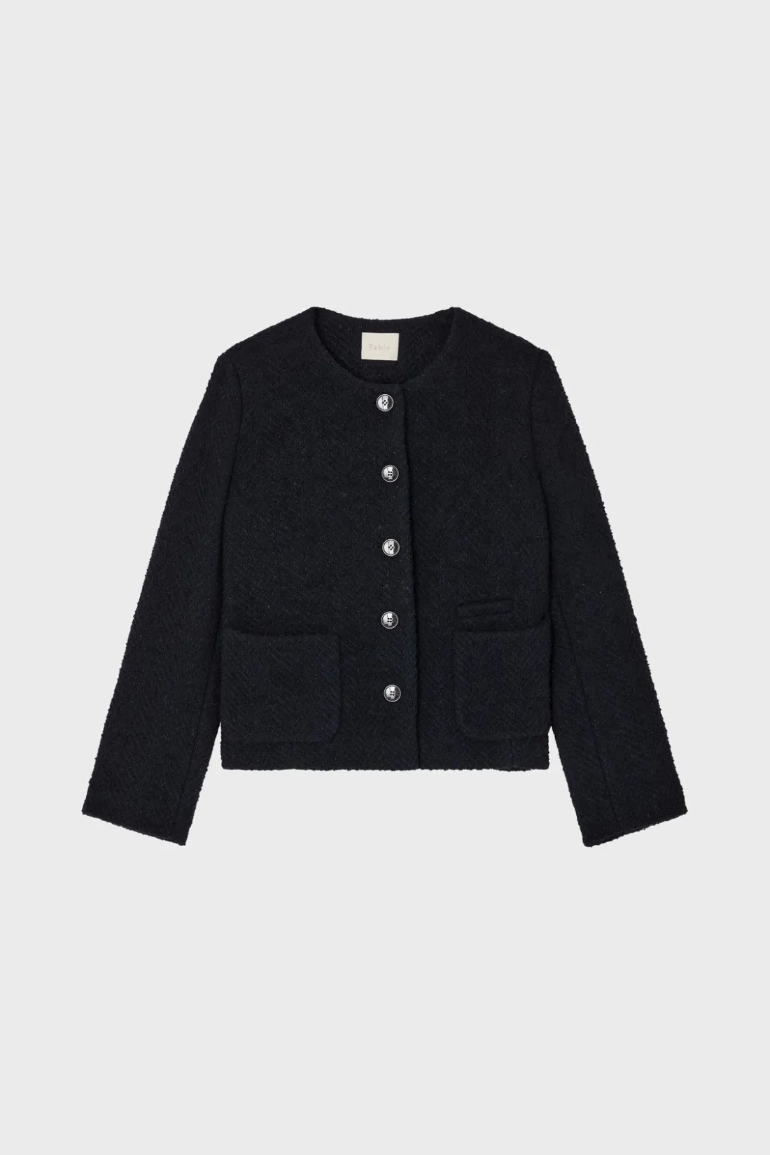 Pablo Veste en tweed et lurex - MAYLINE Marine Store