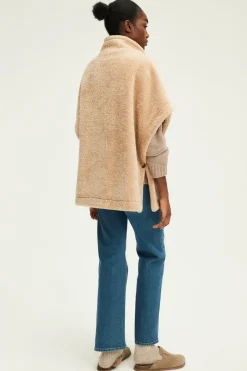 Pablo Veste sans manche en fausse fourrure - LUCILLE Sable Cheap