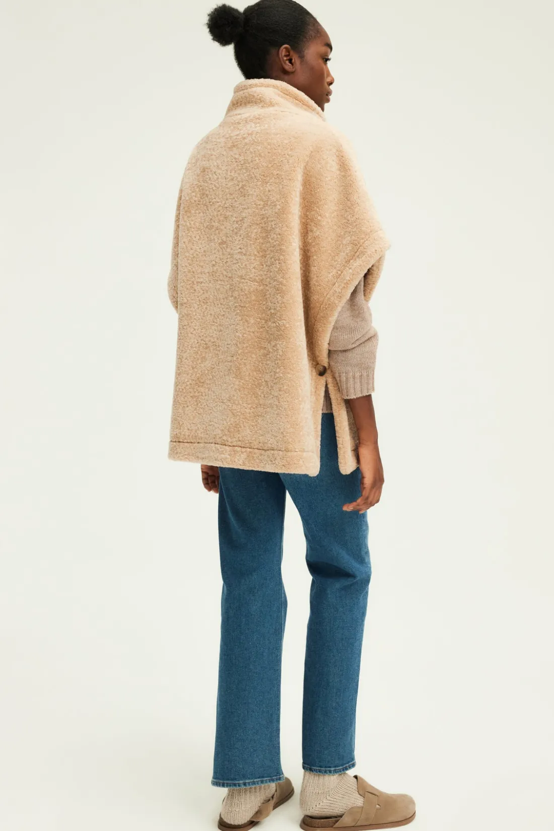 Pablo Veste sans manche en fausse fourrure - LUCILLE Sable Cheap