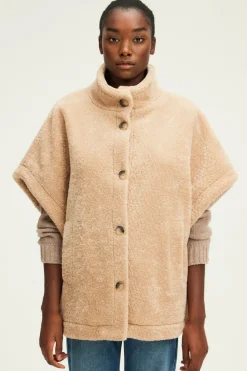 Pablo Veste sans manche en fausse fourrure - LUCILLE Sable Cheap