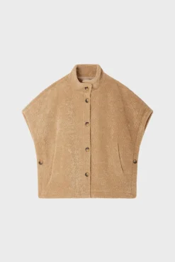 Pablo Veste sans manche en fausse fourrure - LUCILLE Sable Cheap