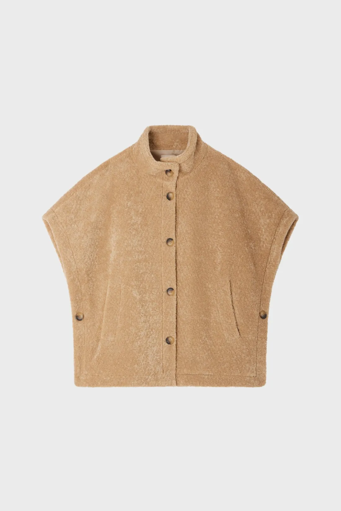 Pablo Veste sans manche en fausse fourrure - LUCILLE Sable Cheap